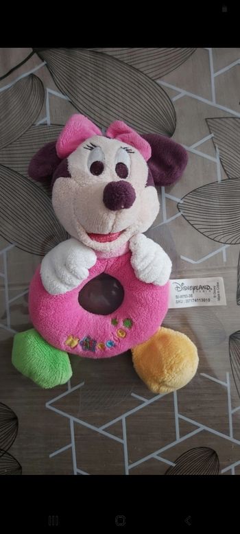 Doudou hochet Minnie