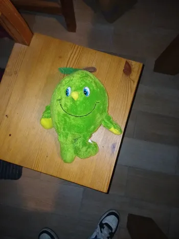 Peluche fruit pomme verte