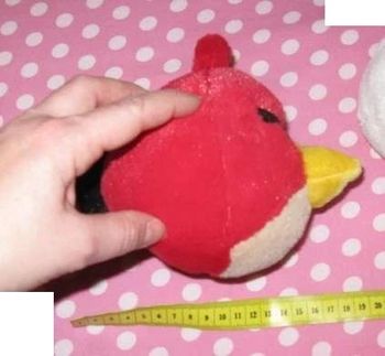 Angry bird 15 cm peluche