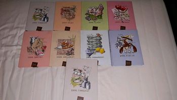 Lot de 9 livres de recettes