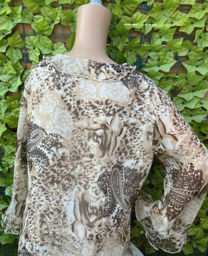 Superbe chemise vintage parisienne chic- taille 42 - neuve - photo numéro 3
