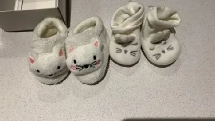 Chausson bébé fille 1mois