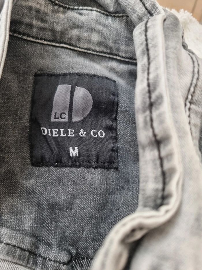 Veste en jeans homme grise taille m - photo numéro 2