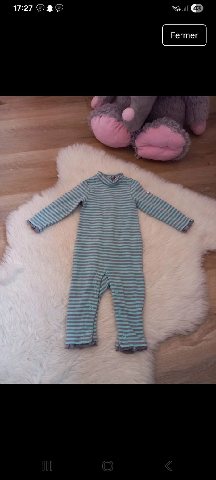 Très jolie combi taille 6 mois Orchestra