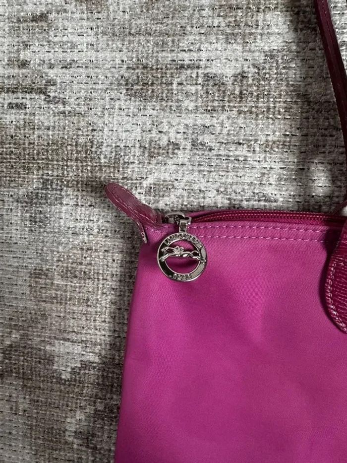 Sac longchamp le pliage rose taille S 596 - photo numéro 7