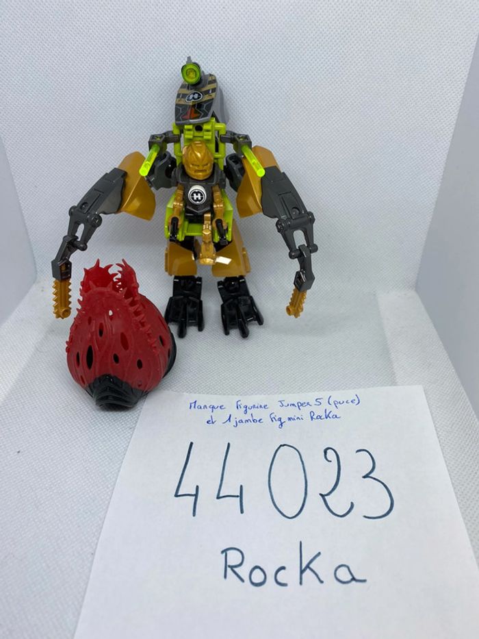 Lego hero factory, heroes 44023 Rocka Crawler. Incomplet en fig