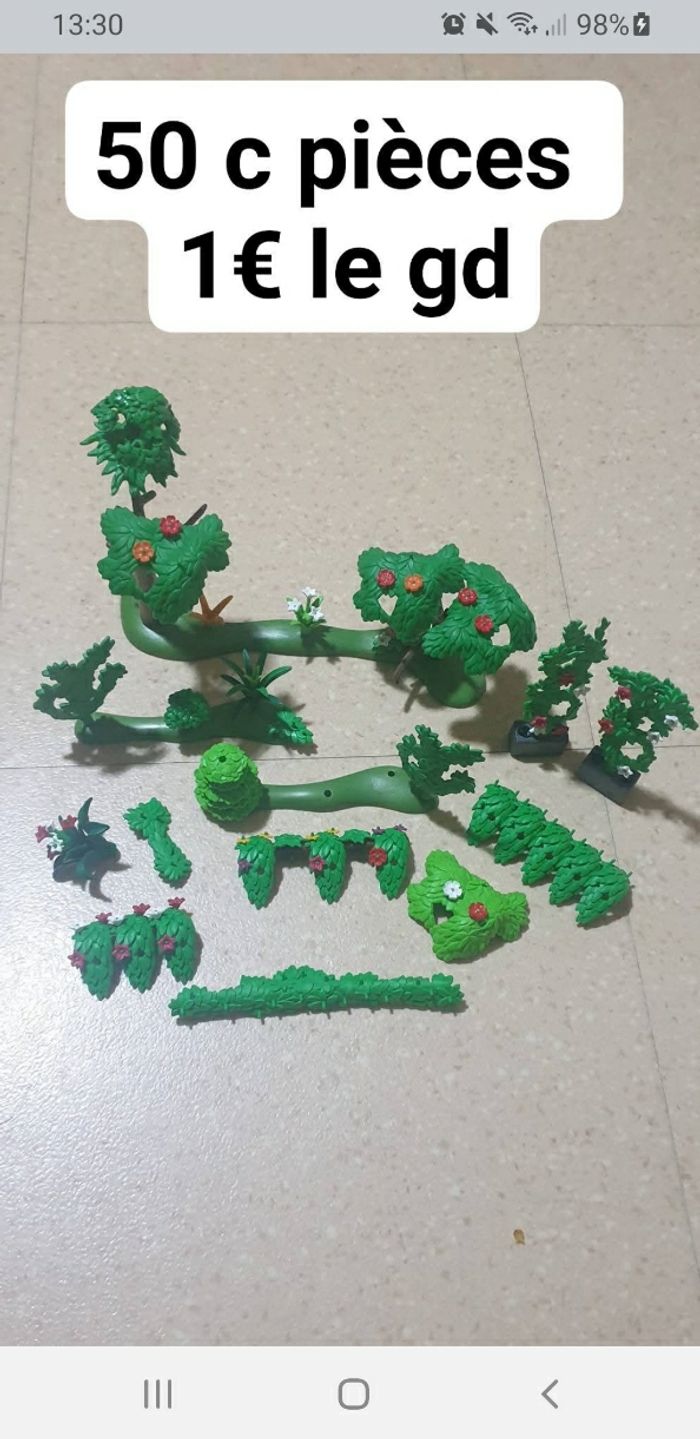 Lot végétation playmobil