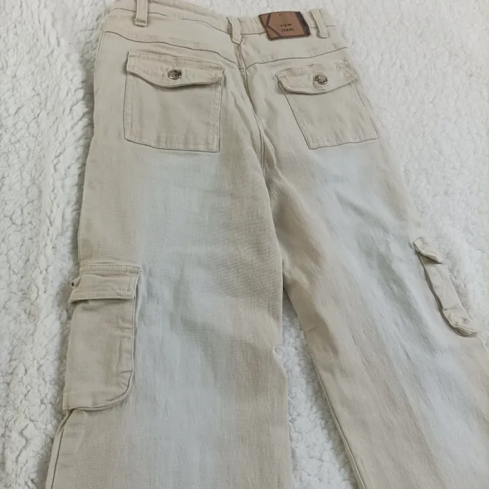 Jean New Jeans cargo évasé taille 36 - photo numéro 7