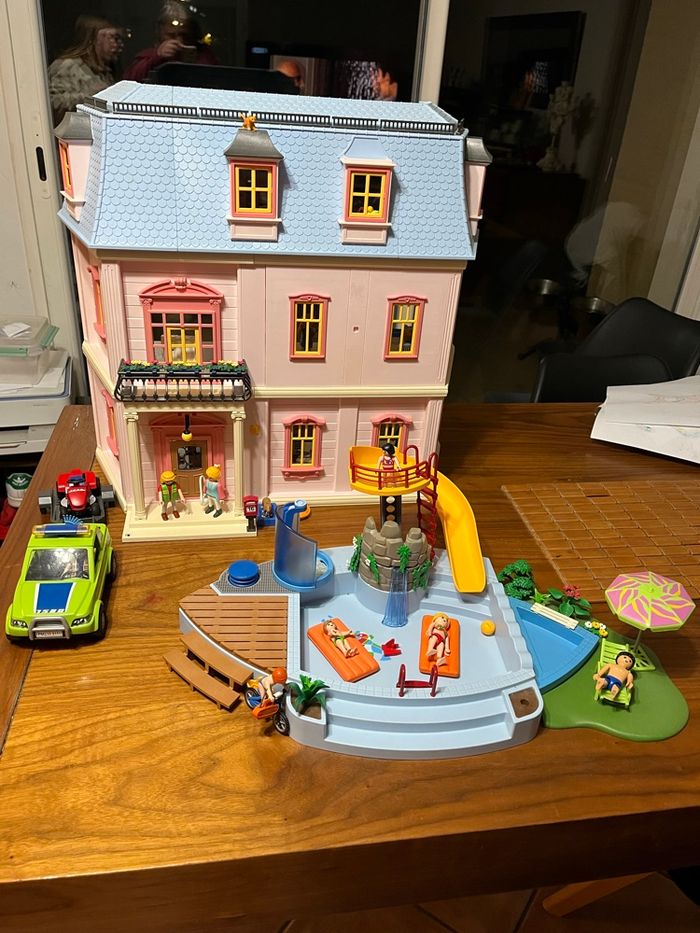Maison Playmobil piscine voiture - photo numéro 10