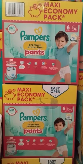 4 x 66 Pampers pants culottes T6