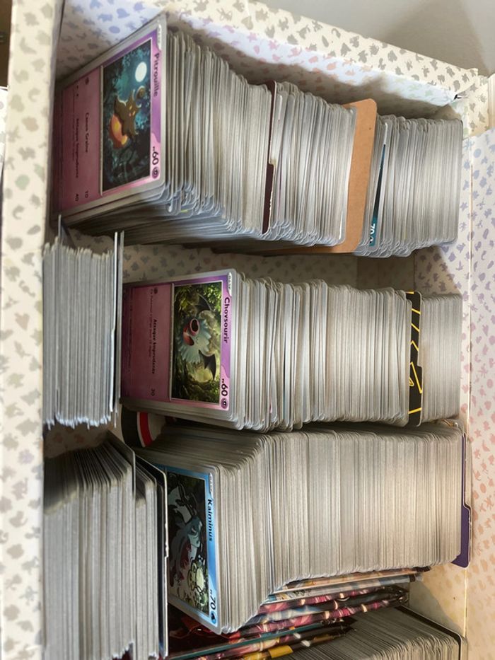 Lot de 500 cartes Pokémon Fr blocEv