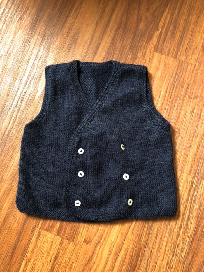 Gilet sans manche marine