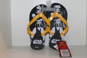 tongs star wars noire lanières jaune 32/33
