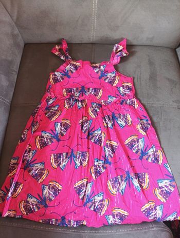 Robe été bretelles Fille 8 ans Papillon Gémo