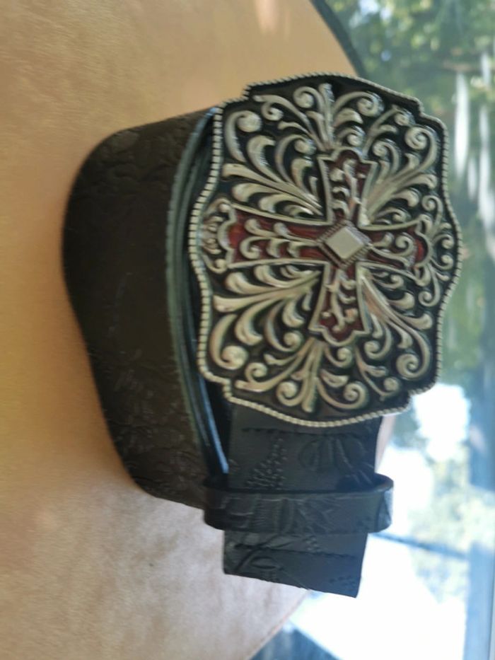 Ceinture motif croix chevalier templier - photo numéro 2