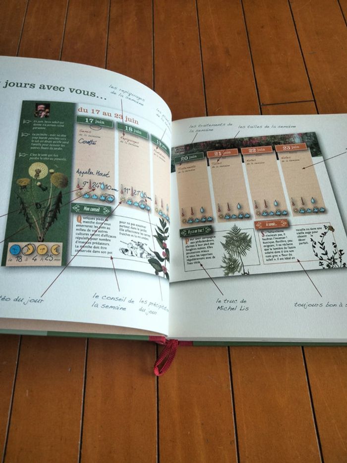 Livre carnet de bord du jardinier geste éditions - photo numéro 2