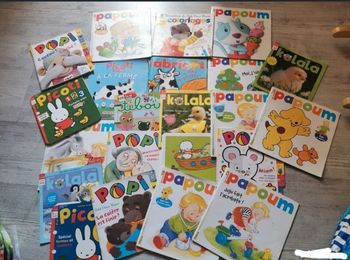 Lot livres papoum, picoti, popi, kolala