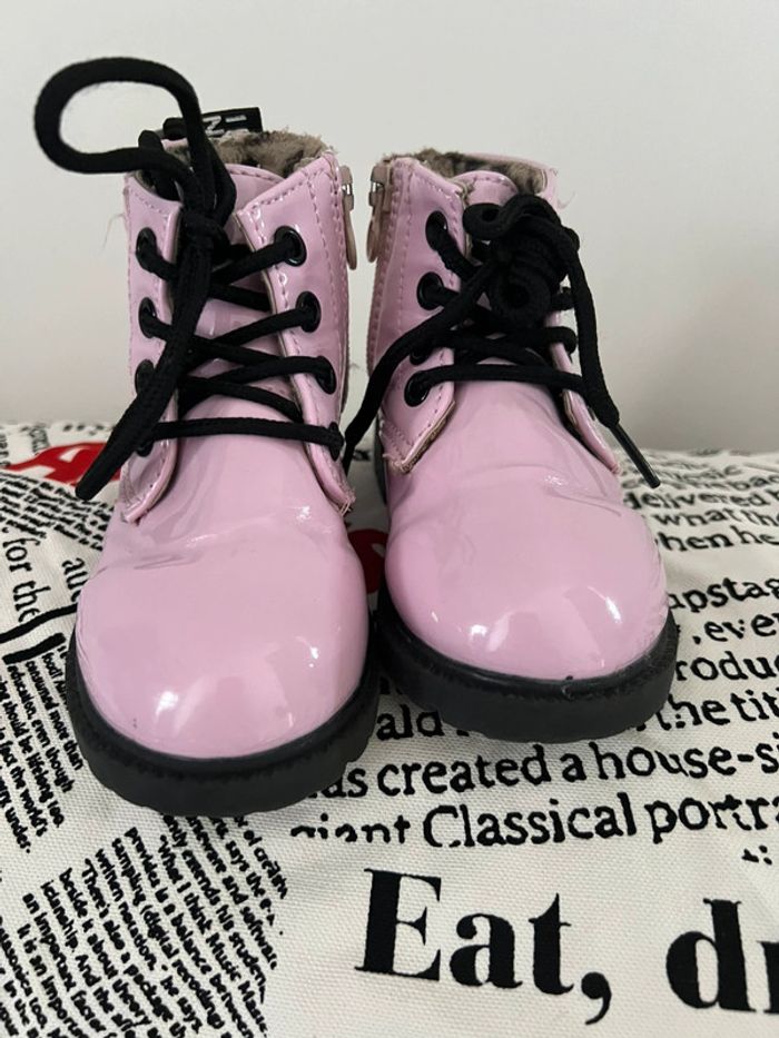 Chaussures fille vernis rose taille 24
