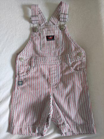 Salopette coton Sergent Majeur 9 mois