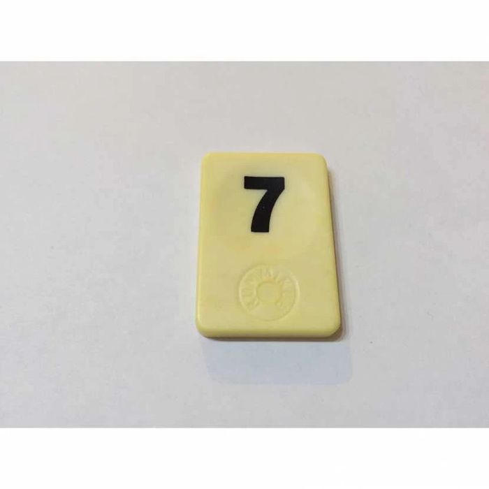 Pièce détachée tuile pion Rummikub le rami des chiffres 1986 MB - photo numéro 8