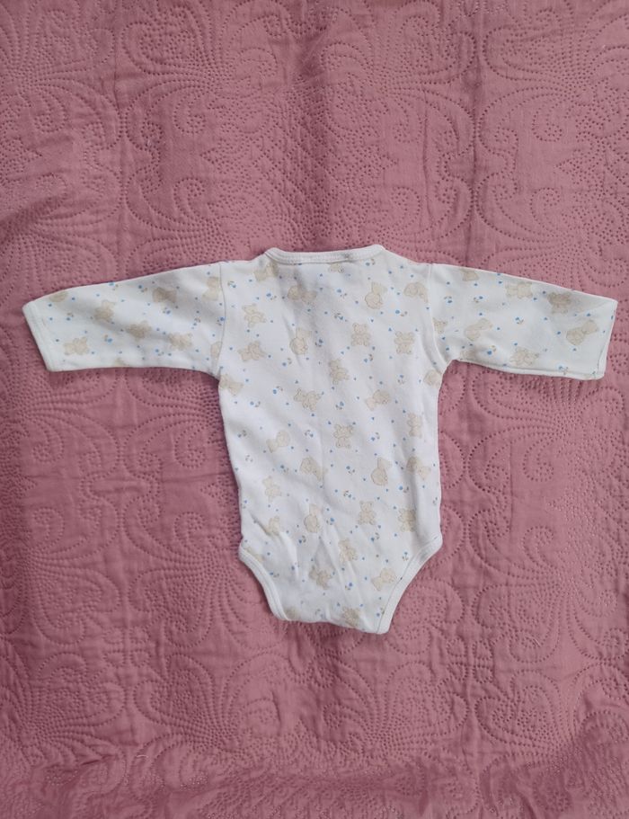 Lot de 2 bodies manche longue bébé naissance 50 cm 
Baby's line by kitiwatt - photo numéro 3