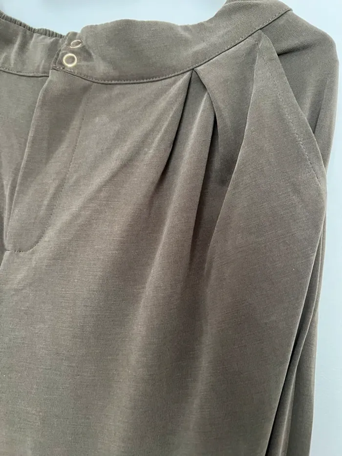 Pantalon fluide kaki Etam - photo numéro 3