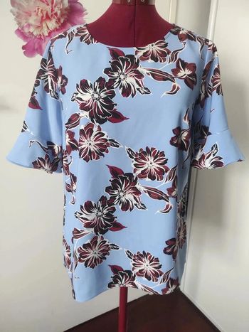 Blouse UJA fleurie Neuve T2