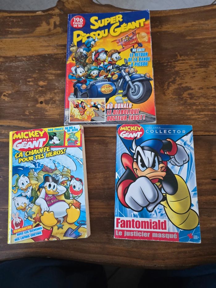Lot 3 bd Mickey et Picsou  #orianabllivre