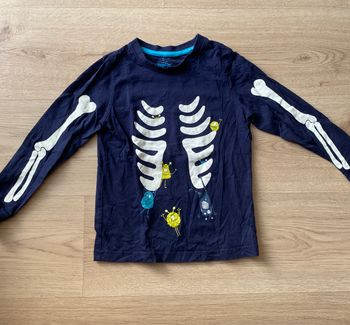 Tee shirt squelette- monstre 4/6 ans