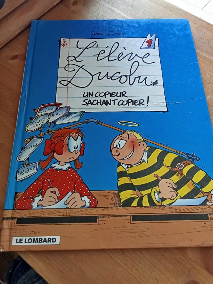 BD bande dessinée l'élève Ducobu - un copieur sachant copier - tome 1 - photo numéro 2