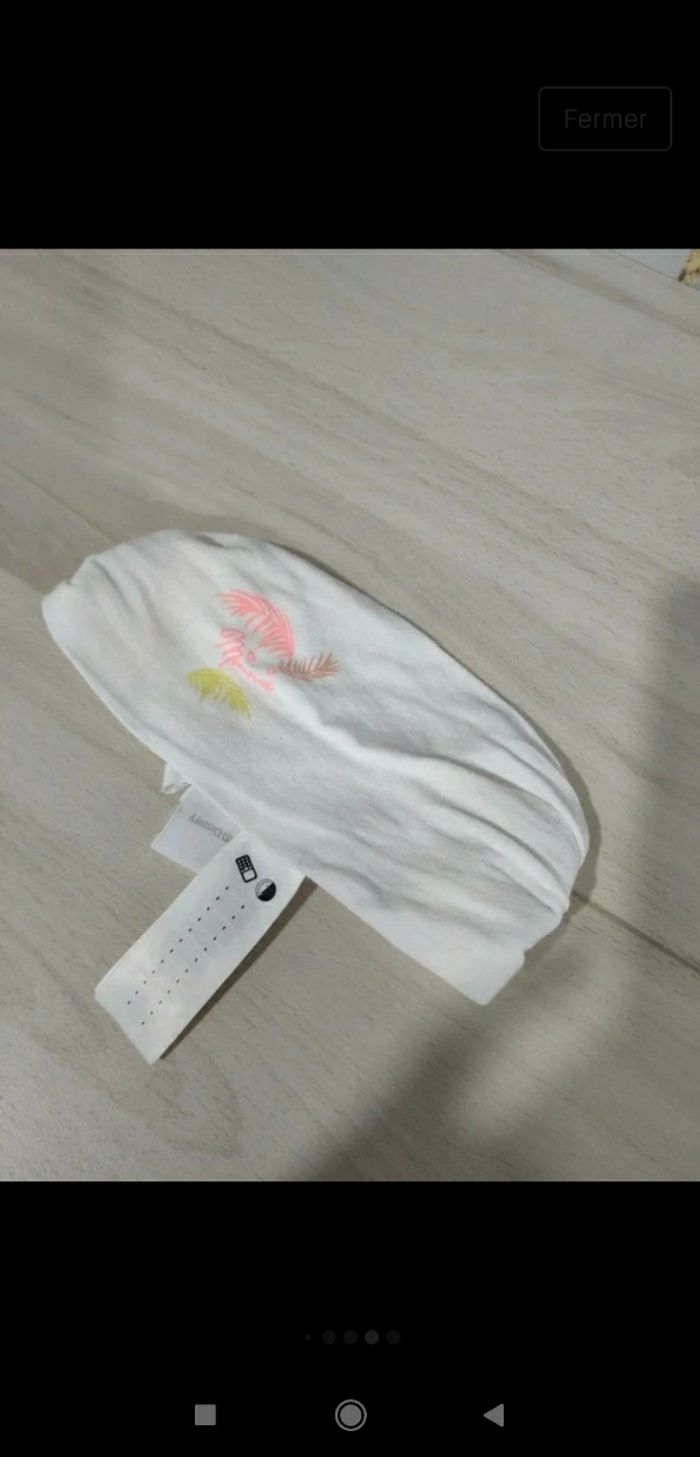 Superbe ensemble fille été Disney Minnie 6 mois short t shirt et bandeau - photo numéro 6