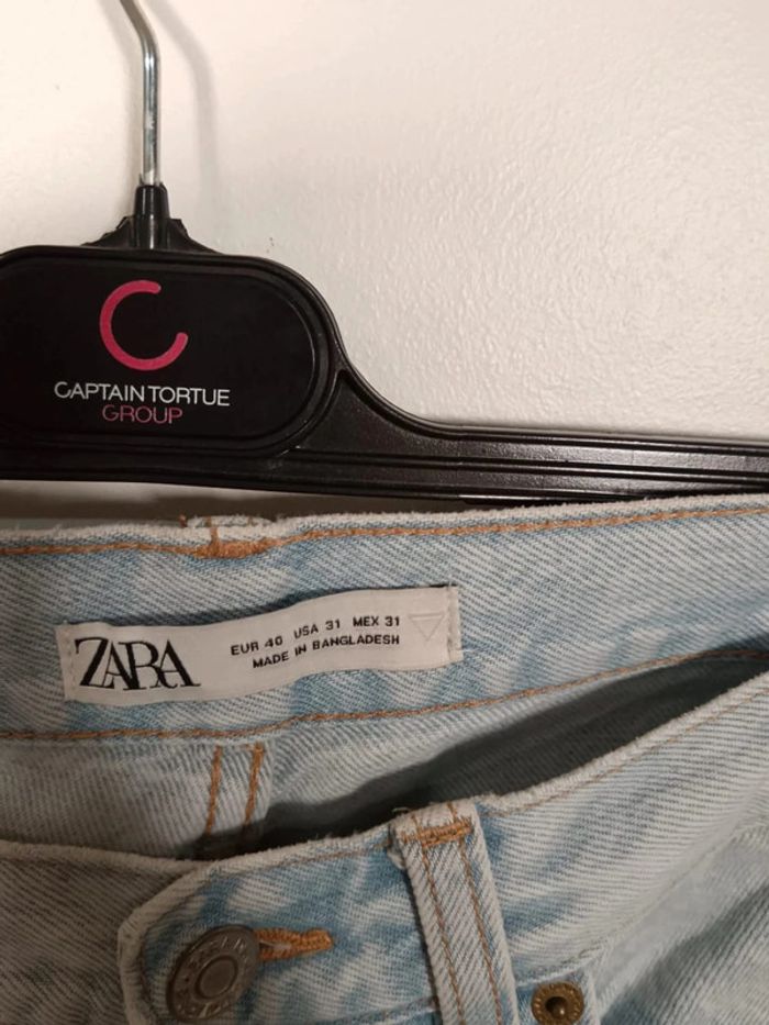 C18 jeans bleu Zara W31 - photo numéro 3