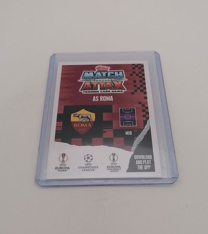 Carte Topps Match Attax 2023-24 HÉRITAGE Lorenzo Pellegrini n°455 AS ROMA - photo numéro 4