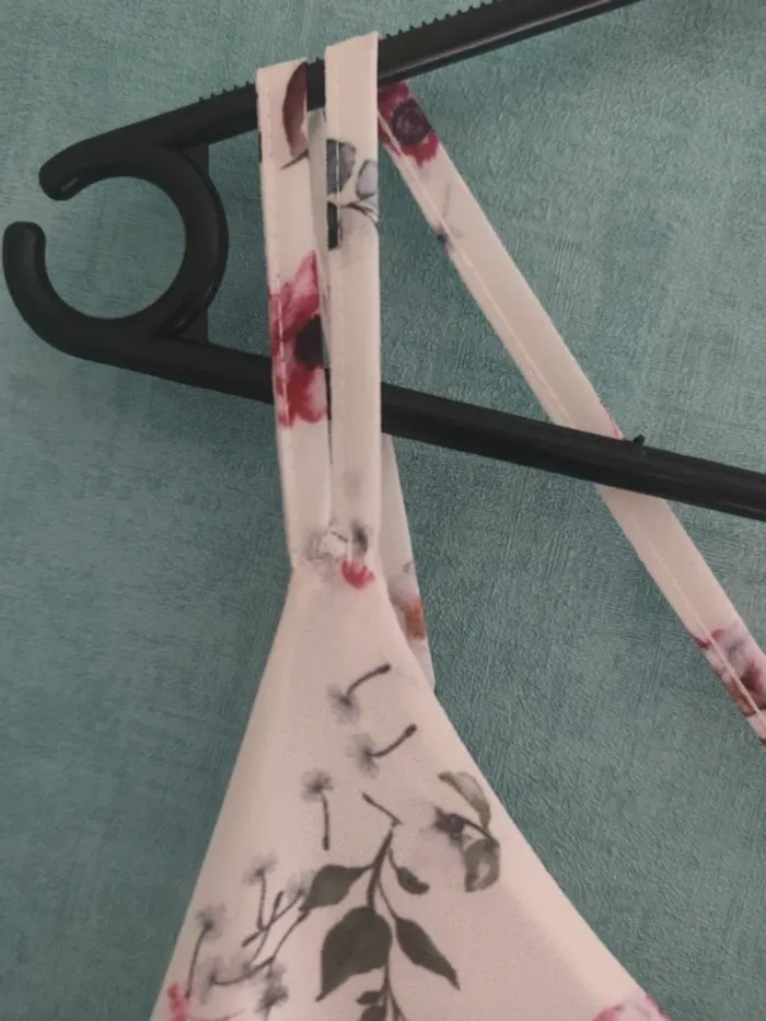 Chemisier à fleurs blanc - photo numéro 4
