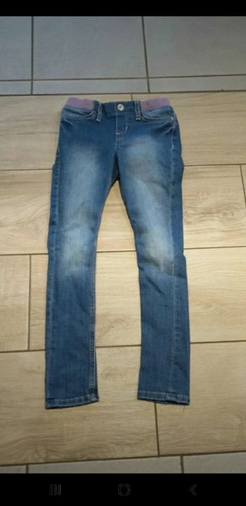 2 pantalons fille h&m 6/7 ans