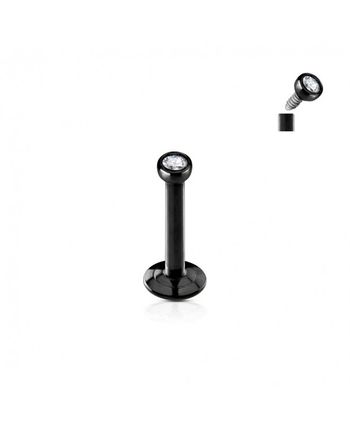 piercing a levre contour bouche labret monroe madona medusa strass fin discret blanc embout vissable