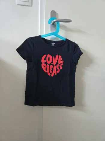 T-shirt fille taille 6ans kiabi