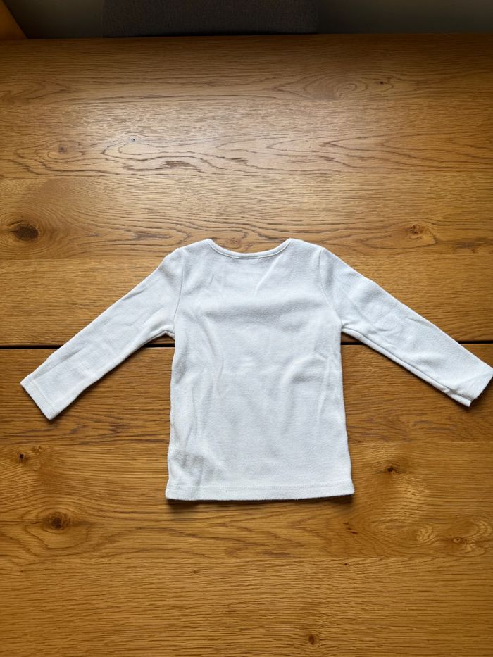 T-shirt manches longues bébé – Damart Thermolactyl 👶 Taille : 2 ans Couleur : blanc Très bon état - photo numéro 2
