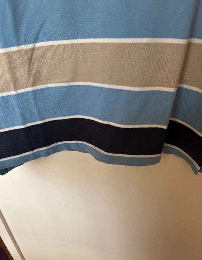 Polo. Homme. À manches courtes. Bleu, gris et noir. Canda. - photo numéro 6