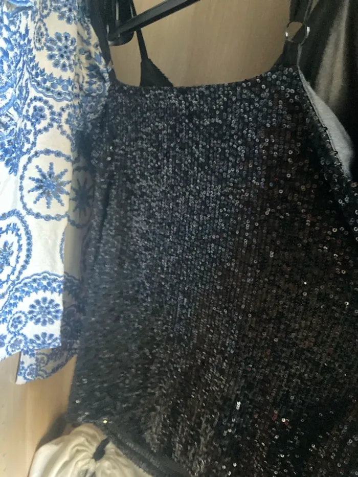Débardeur haut sequins - photo numéro 3