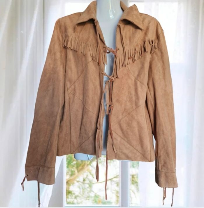 Sublime veste country à franges style western - photo numéro 2