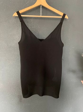 Top caraco noir zara