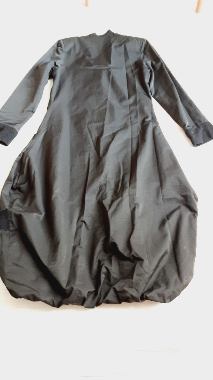 Vêtement femme manteau long noir léger  Mia Soana taille M - photo numéro 5