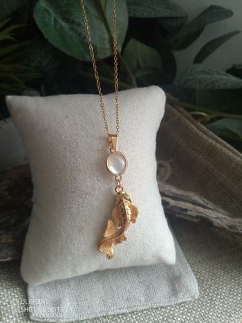 Collier pendentif poisson n'acre