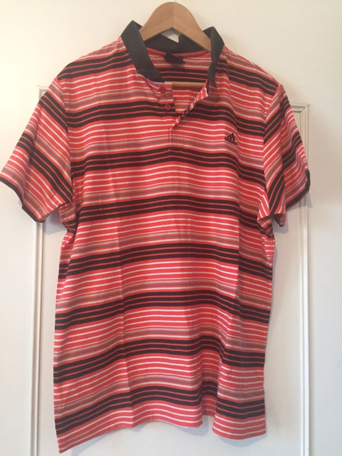Polo rayé Adidas