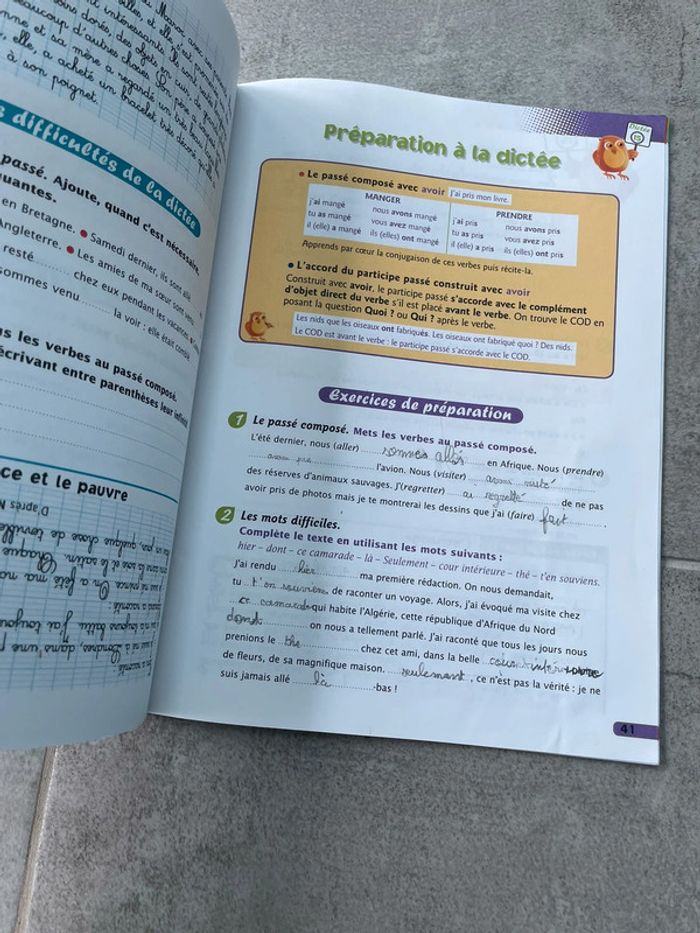 Lot 2 livres dictes CM1 - photo numéro 4