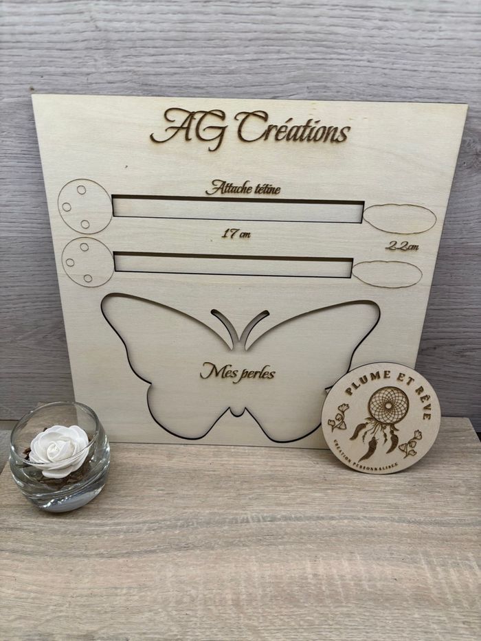 Gabarit attache tétine