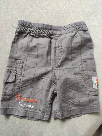 Short gris 6 mois