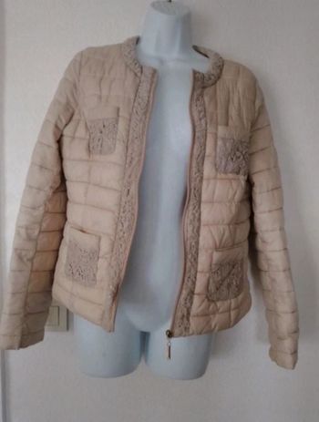 Veste matelassée dentelle femme 38