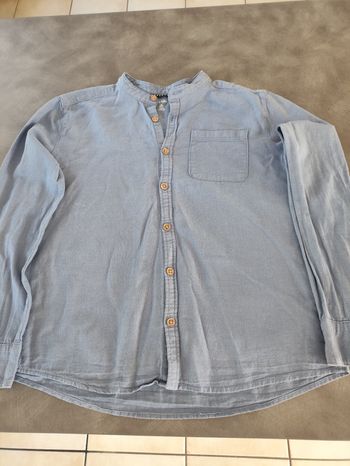 Chemise bleue Kiabi 12 ans
Chemise coton/lin,